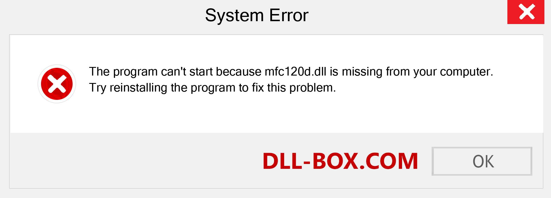  mfc120d.dll file is missing?. Download for Windows 7, 8, 10 - Fix  mfc120d dll Missing Error on Windows, photos, images